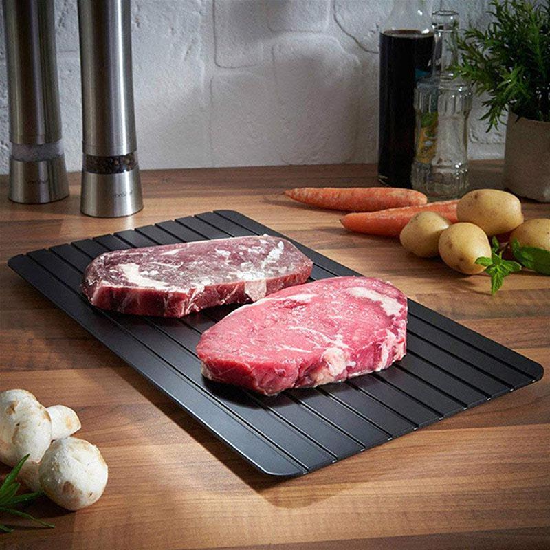 Fast Defrosting Tray Thaw Frozen Food Meat Fruit Quick