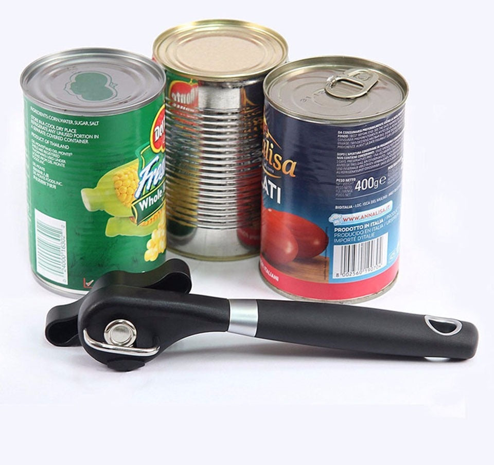 1pc Safe Can Opener Ergonomic Manual Can Opener Side Cut